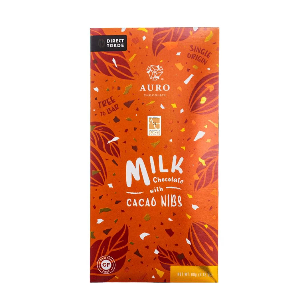 カカオニブ入り42%ミルクチョコレート