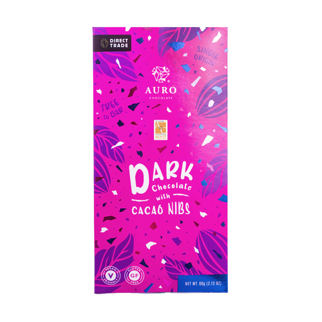 カカオニブ入り64%ダークチョコレート